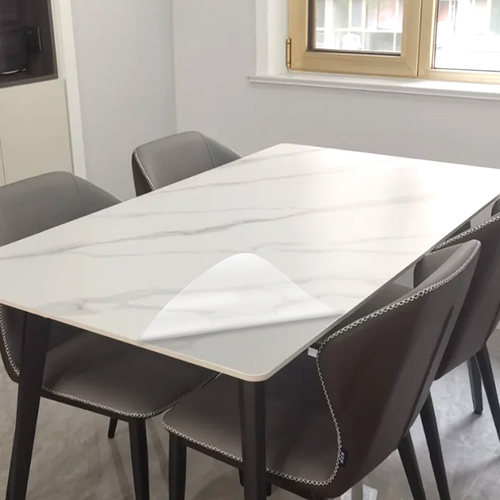 餐桌贴膜防烫岩板大理石石英石桌面家具耐高温茶几桌子透明保护膜