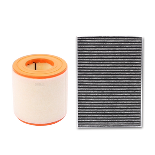 适配2019年款奥迪A6L 2.0T 40TFSI 低功率版本 空气滤芯 空调滤芯