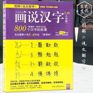 故事 汉字学习方法 汉字 6年级 图解说文解字画说汉字小学版 12岁儿童小学生教辅课外书语言文学书籍正版