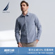 格子衬衫 NAUTICA 全棉柔软休闲长袖 春秋季 WO4101 诺帝卡男装