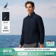 新品 26春季 登山呢挺括带弹翻领行政夹克外套 诺帝卡男装 NAUTICA
