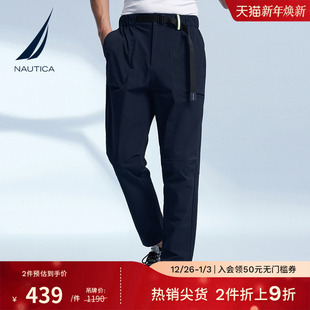 舒适登山呢运动休闲长裤 春夏时尚 PS4115 诺帝卡男装 NAUTICA