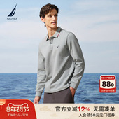 NAUTICA 翻领KO5451 棉涤珠地抓绒POLO衫 诺帝卡男装 25秋冬新品