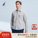诺帝卡男装 秋季 复合银狐绒温暖舒适休闲长袖 NAUTICA 衬衫 WM3401