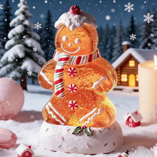 姜饼人音乐盒生日礼物儿童房摆饰