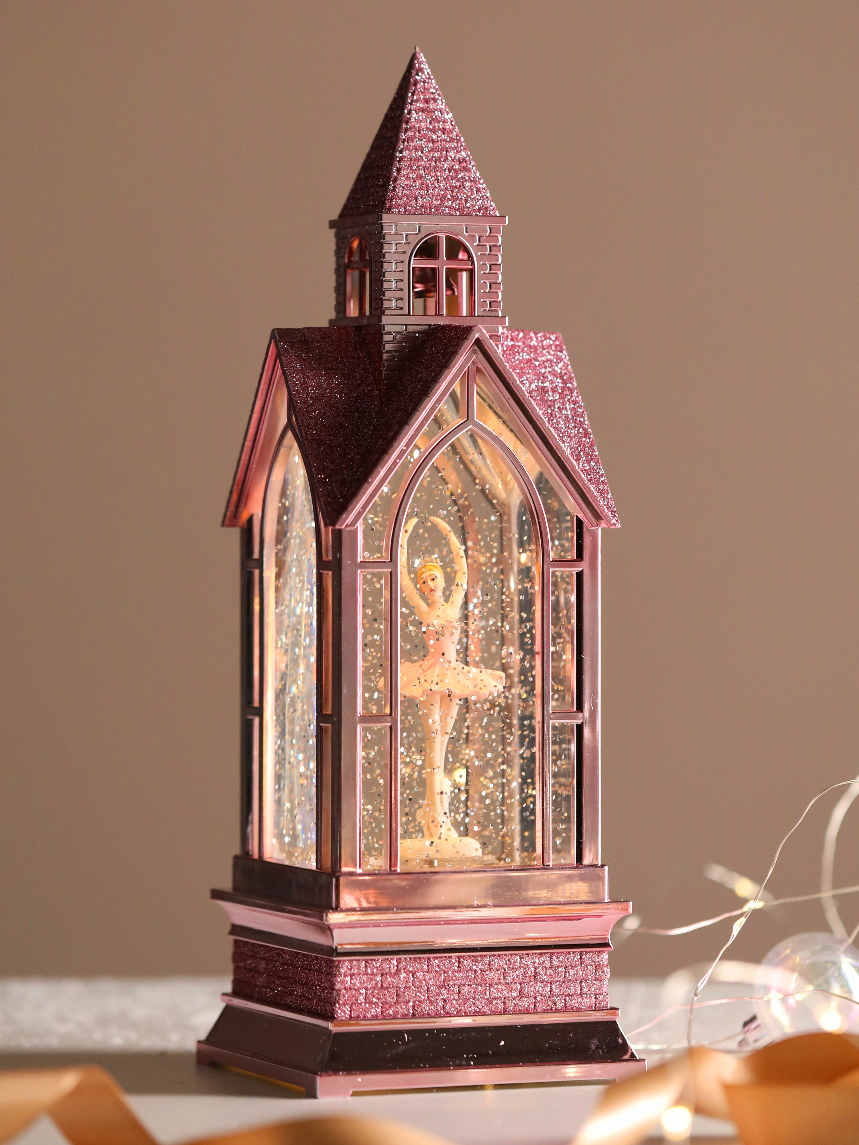 여자 발레 뮤직 박스 공주 회전 뮤직 박스 여자 생일 선물 어린이 크리스탈 공 장식 실용