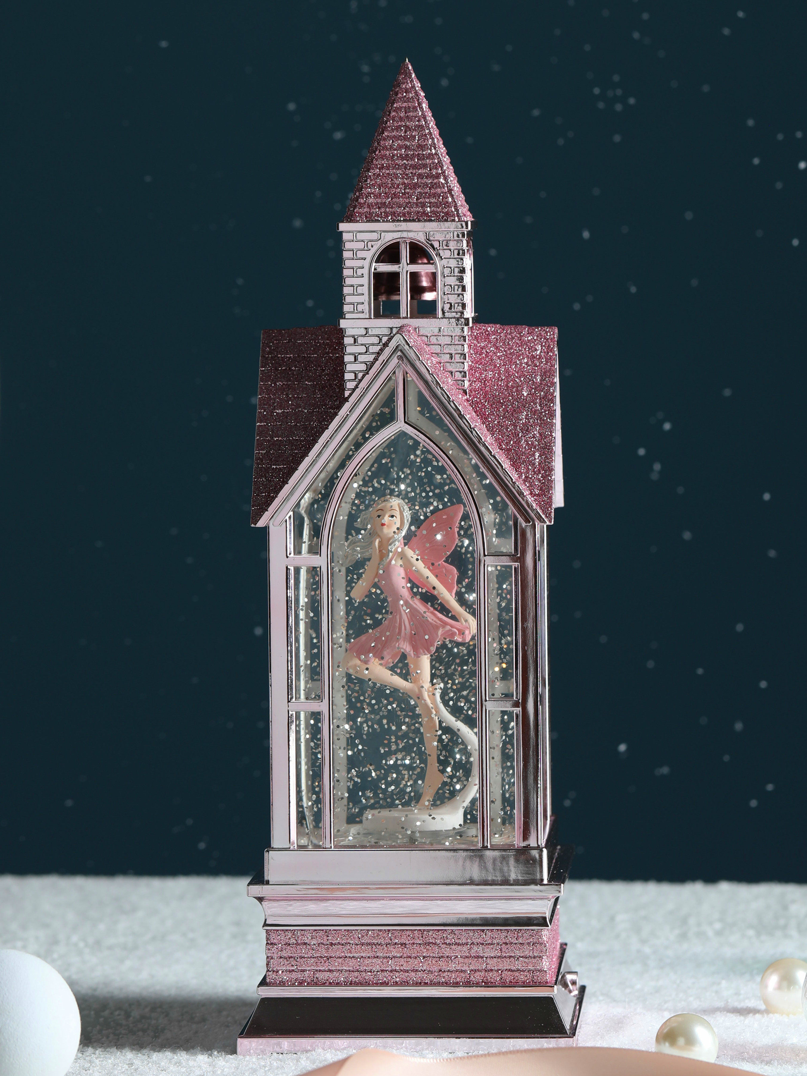 여자 발레 뮤직 박스 공주 회전 뮤직 박스 여자 생일 선물 어린이 크리스탈 공 장식 실용