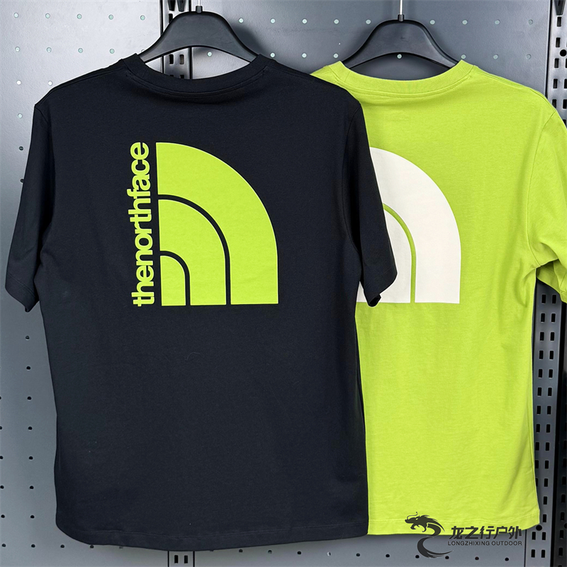 戶外運動短袖T恤北面純棉男半袖