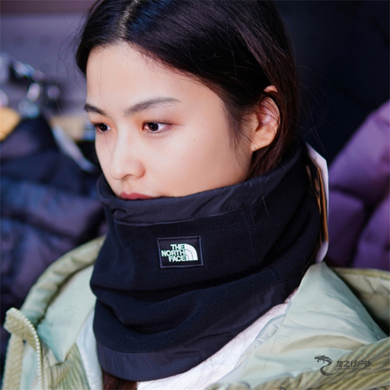 抓絨圍脖北面男女款面巾護頸頭套