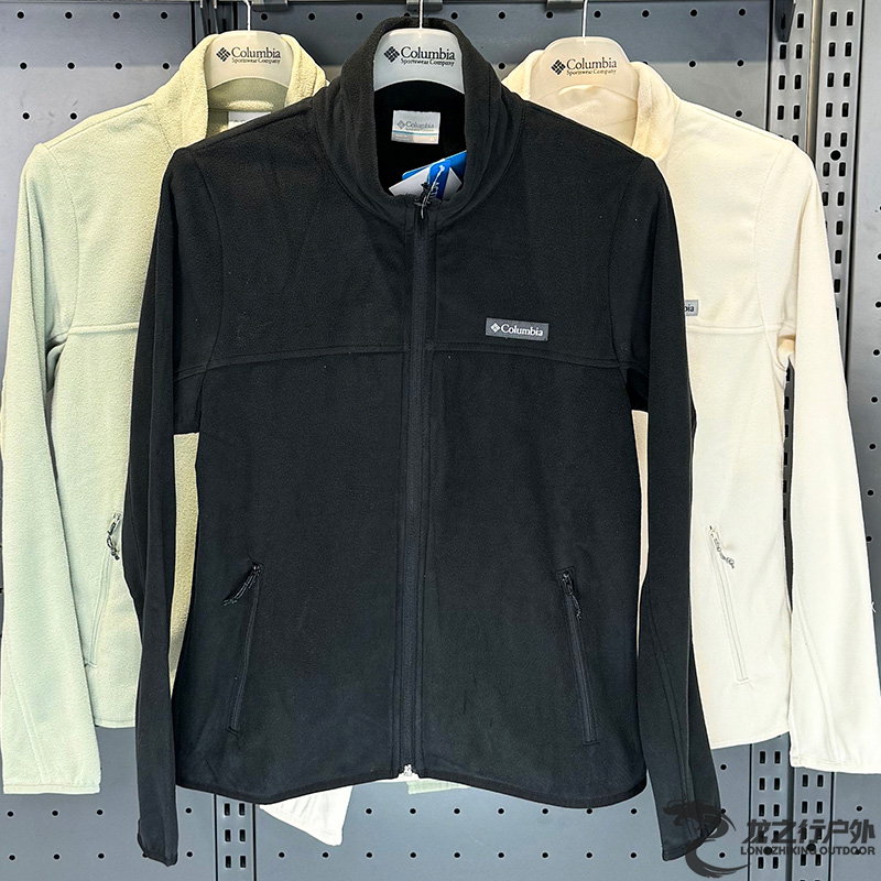 25春夏哥倫比亞女戶外立領抓絨衣