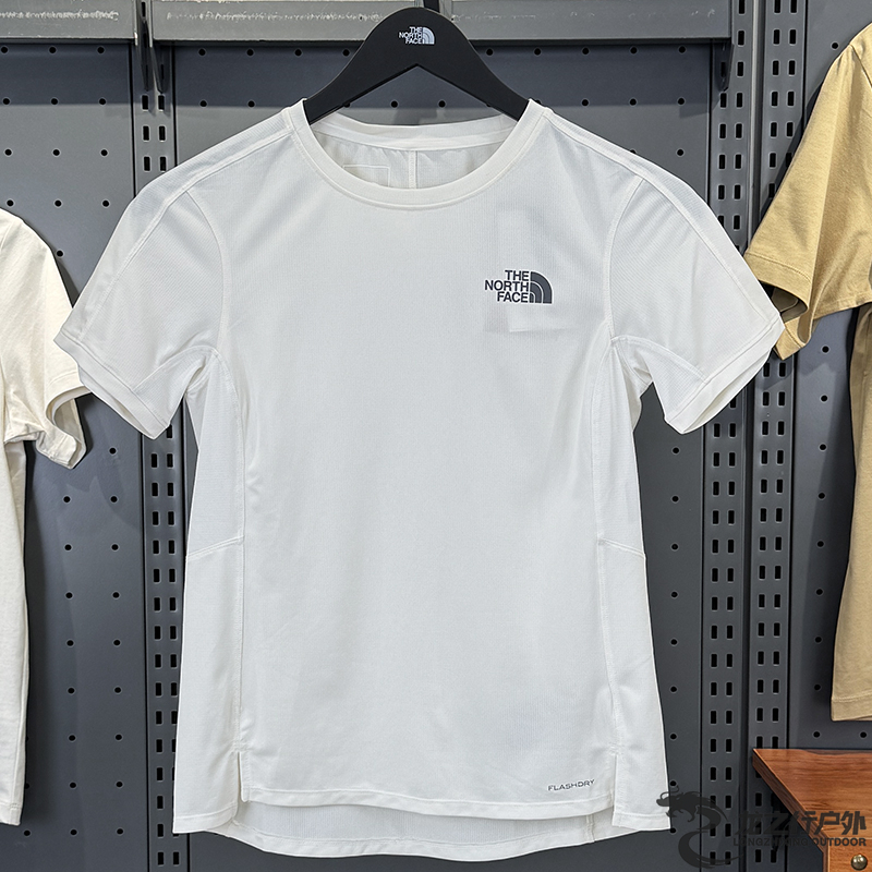 北面女士吸濕速干短袖