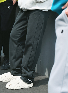 UNSHACKLED潮牌美式重磅魔术贴运动裤男女休闲裤直筒秋冬长裤杨政