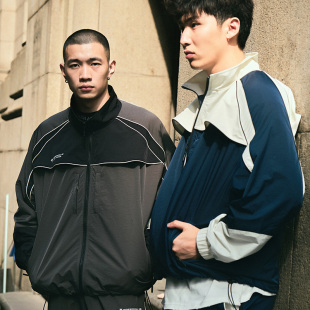 UNSHACKLED国潮梭织浮水套装男女宽松防水防风冲锋衣外套杨政原创