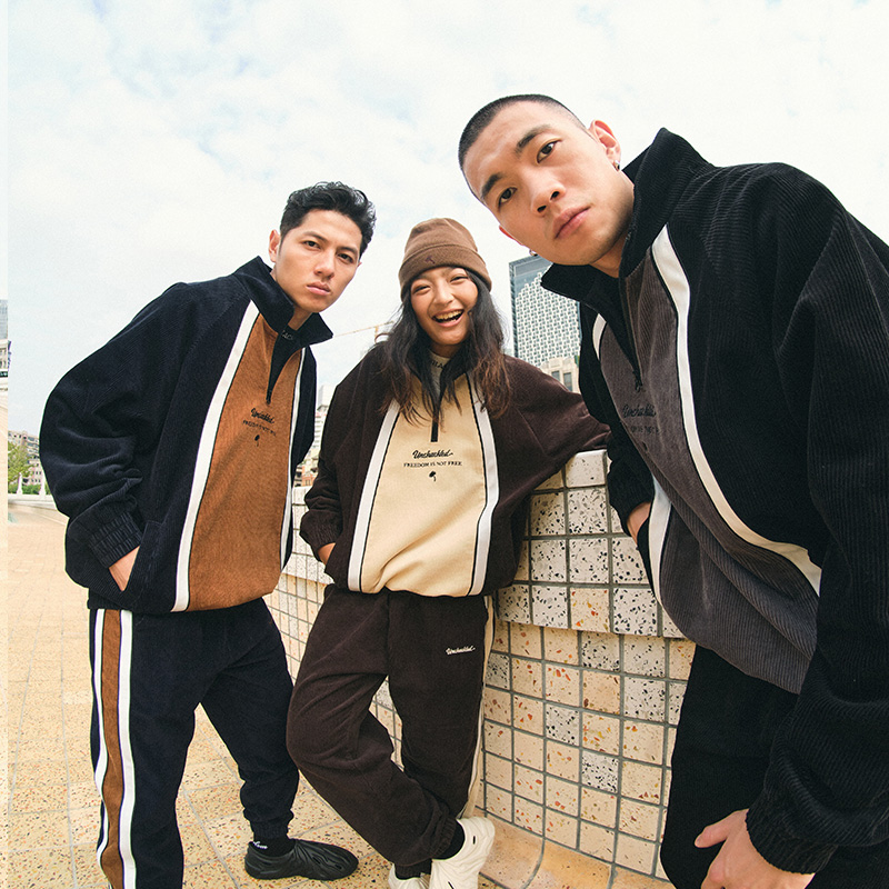 灯芯绒卫衣重磅休闲服