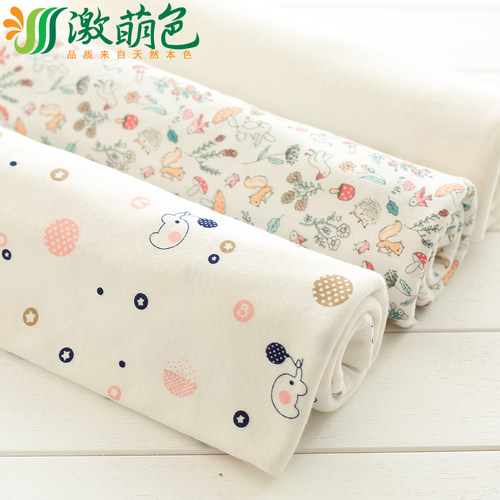 磨毛精梳婴儿a类卡通服装绒布