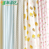 认证兰精莫代尔弹力氨纶莱卡通面料宝宝婴儿a类夏季 薄t恤花布布料