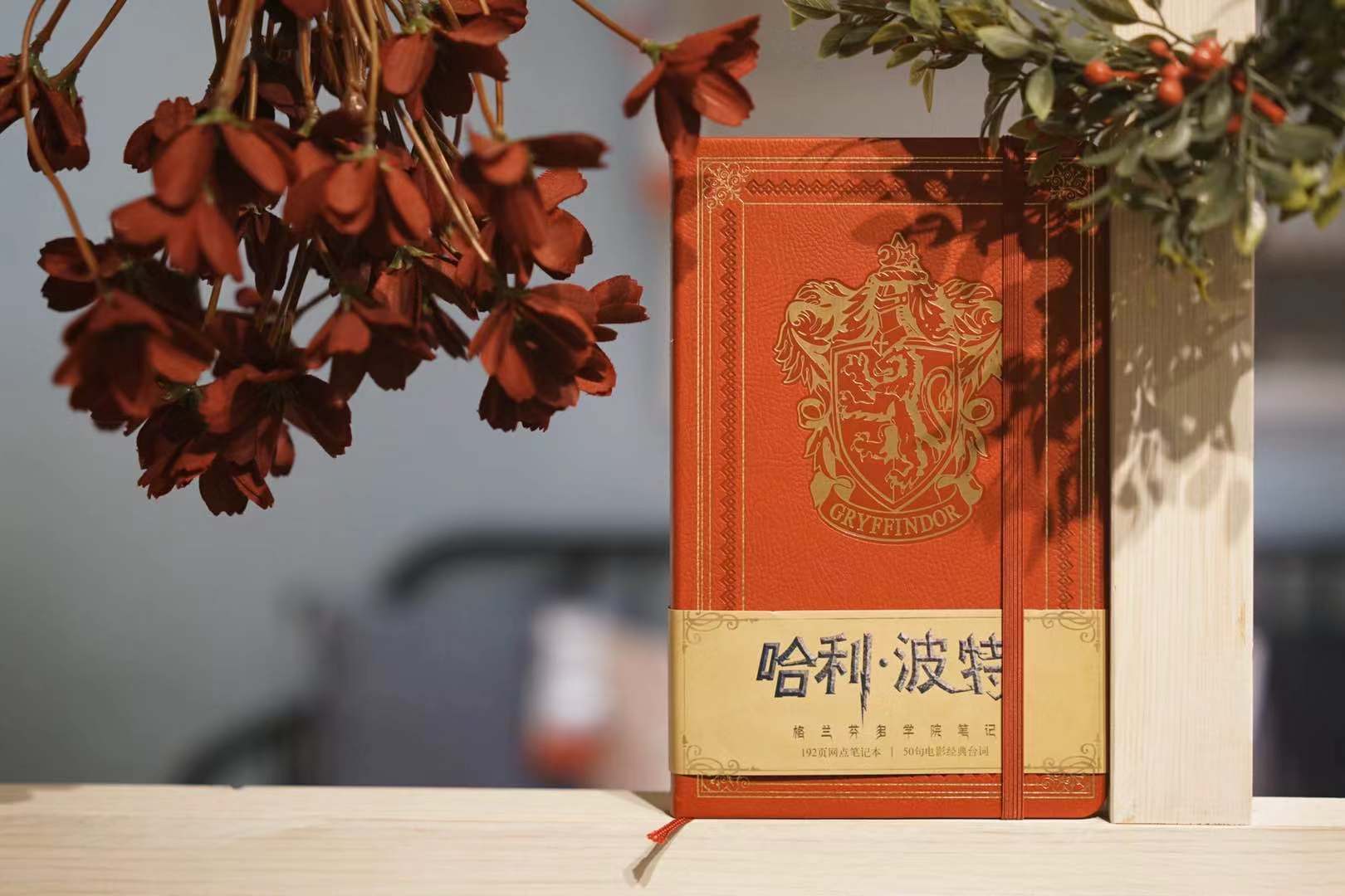 【现货秒发】官方正版哈利·波特格兰芬多学院笔记本官方授权中文正版2020年笔记本手账帐圣诞笔记霍格沃茨人民文学出版社文创