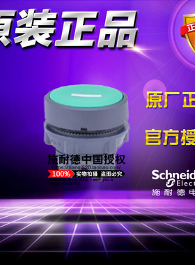 正品施耐德开关ZB5AA331C白“I”字绿色平头符号按钮头ZB5-AA331C