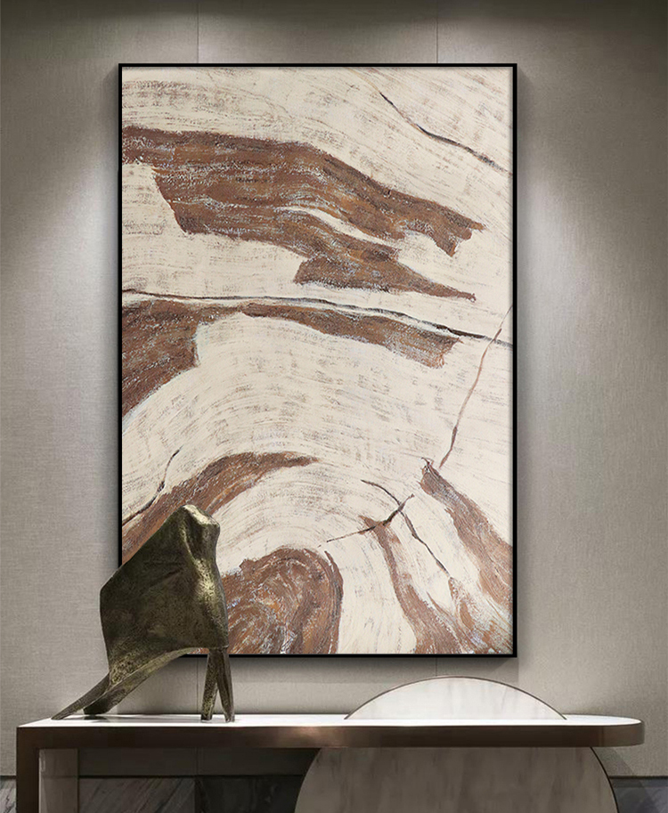 时尚风金属巨幅纯手绘油画