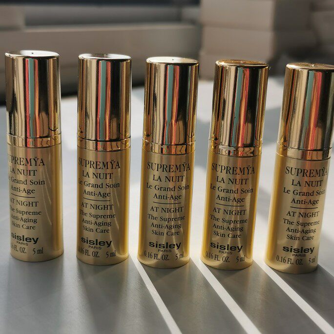 新品5瓶价Sisley/希思黎致臻夜间修护精华露小金瓶中小样5ml紧致