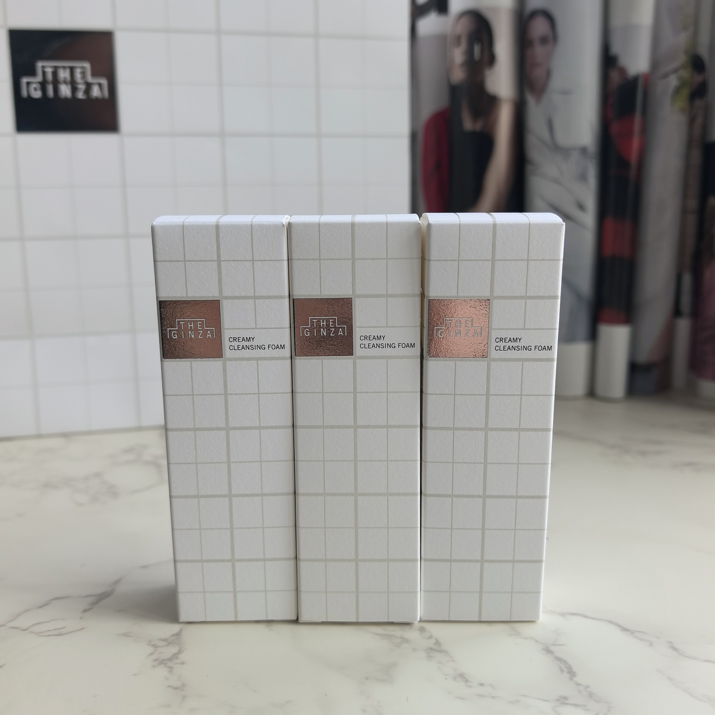 THE GINZA御银座柔澈洁面乳深层清洁保湿 洗面奶30g小样