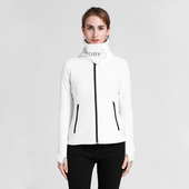 女款 卫衣高领防寒保暖加绒时尚 拉链外套春秋户外防风开衫 抓绒修身