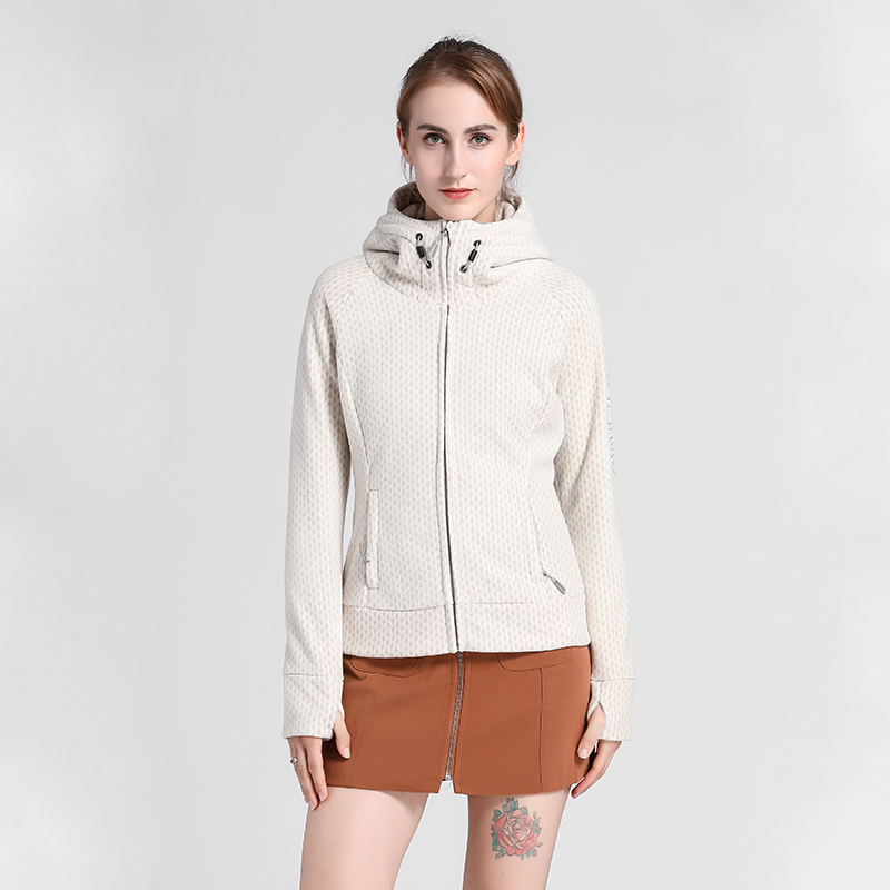 春秋高档软壳抓绒高档印花卫衣