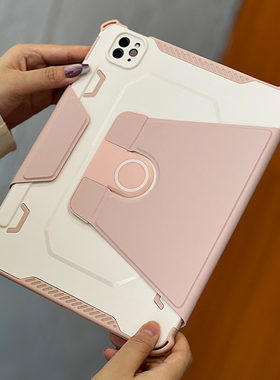 原调2024款720旋转ipadpro保护壳11寸mini7适用苹果air5保护套4防弯摔2021平板10带笔槽6磁吸8第9十代12.9