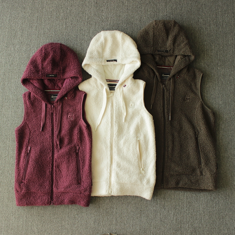 秋冬女士泰迪绒保暖马甲