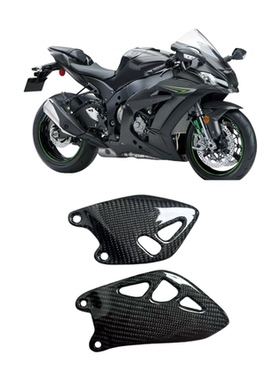 适用川崎ZX-10R 碳纤维改装 ZX-10RR 脚踏翅脚踏护板膀