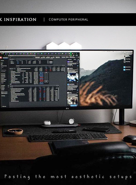 电脑显示器支架臂屏幕免打孔桌面台式可升降万向旋转悬空托架底座