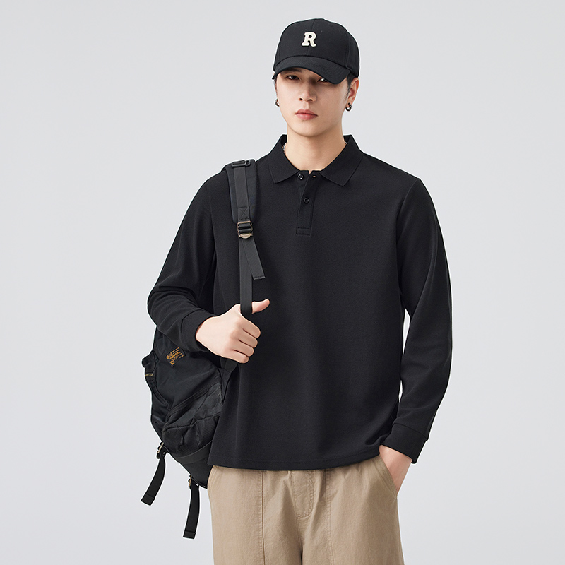 翻领长袖POLO衫卫衣T恤卫衣男，男装T恤，奇怪漫猴工厂店