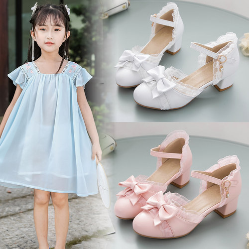 十岁儿童高跟鞋女童女大童10岁夏
