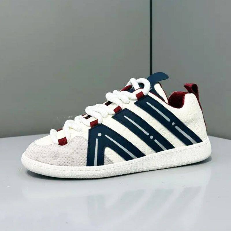 欧洲站2026新款拼色软底运动休闲鞋男时尚百搭舒适网红板鞋潮男鞋