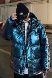 921港风冬季新款羽绒服男韩版外套加厚宽松短款连帽，男装羽绒服，电商A436