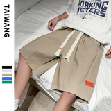 2023夏季复古短裤男潮流宽松休闲运动男五分裤A436-5236-P52控70，男装休闲裤，电商A436
