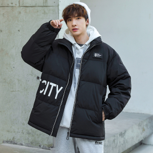 2020冬季新款港风保暖立领羽绒服男百搭外套 A436-W908-P165图片