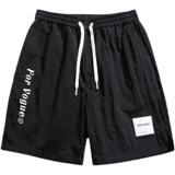 短裤男夏季休闲宽松中裤日系简约潮流百搭五分裤A436--6275-P45，男装休闲裤，电商A436