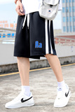 主推抖音热卖短裤男新款夏季宽松潮牌拼接五分中裤A436-328-P42，男装休闲裤，电商A436
