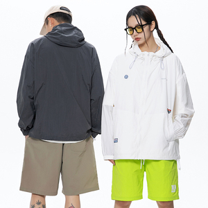 2024夏季防晒衣男薄款连帽休闲夹克外套情侣防晒服 A436-2633-P60图片