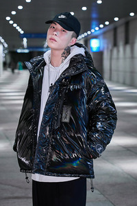 910 P145 控价208 冬季新款潮牌亮色棉衣男潮流棉袄百搭外套图片