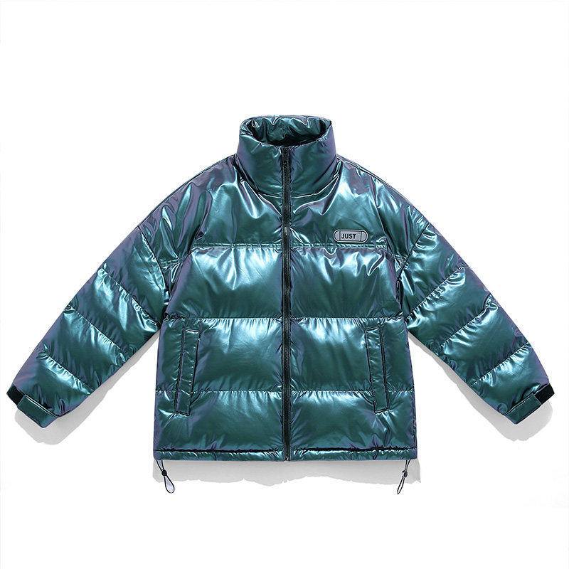 925冬装新款潮牌加厚保暖棉衣亮面潮流棉服外套男,男装棉衣,电商A436