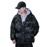 928冬季新款潮牌亮色90%白鸭绒羽绒服男士连帽外套，男装羽绒服，电商A436