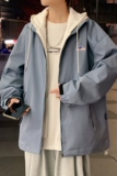 2024新款潮流棒球服克莱因蓝假两件男生潮牌夹克A436-2123-P75，男装夹克，电商A436