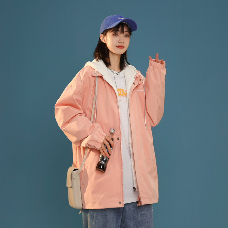2023新款潮流春秋上衣春秋季棒球服夹克假两件外套A436-2122-P75,男装夹克,电商A436