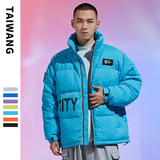 90％白鸭绒羽绒服立领外套男2020冬季帅气加厚保暖A436-908-P165，男装羽绒服，电商A436