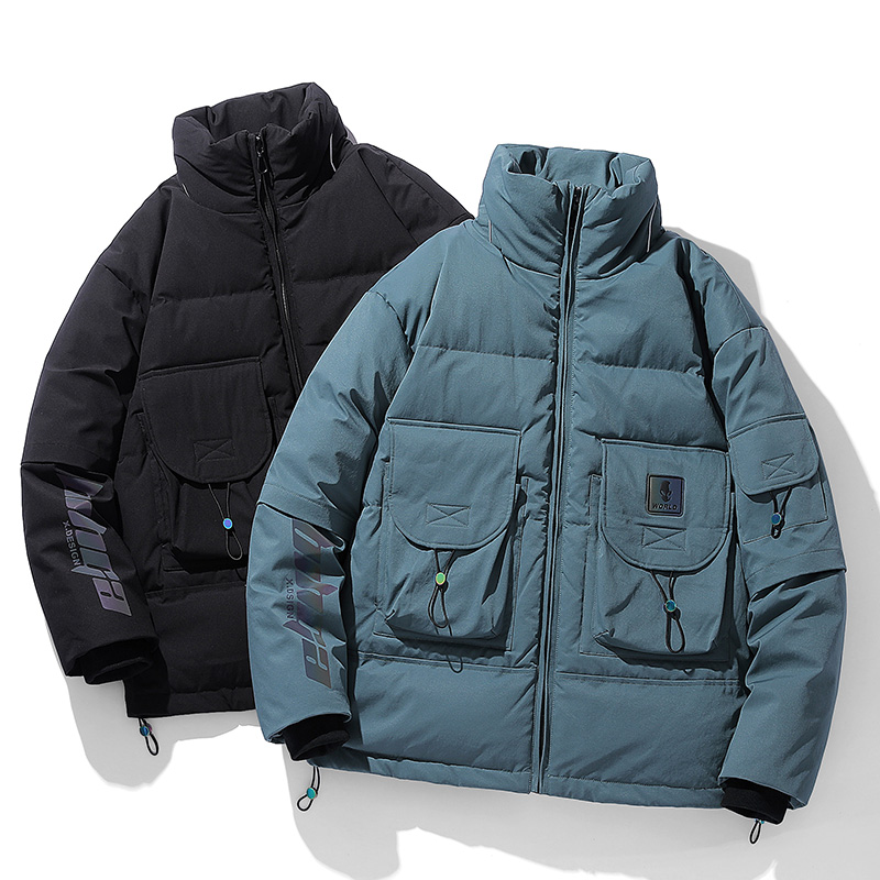 917冬季新款90%白鸭绒保暖羽绒服男平铺宽松外套，男装羽绒服，电商A436