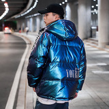 921潮牌情侣羽绒服新款韩版宽松休闲冬季外套羽绒潮，男装羽绒服，电商A436