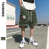 2022短裤男夏季日系高街潮牌多口袋五六分裤A436-2533-P45控价60，男装休闲裤，电商A436