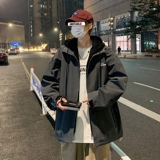 2024新款潮牌宽松休闲男士克莱因蓝假两件外套男A436-2123-P75，男装夹克，电商A436